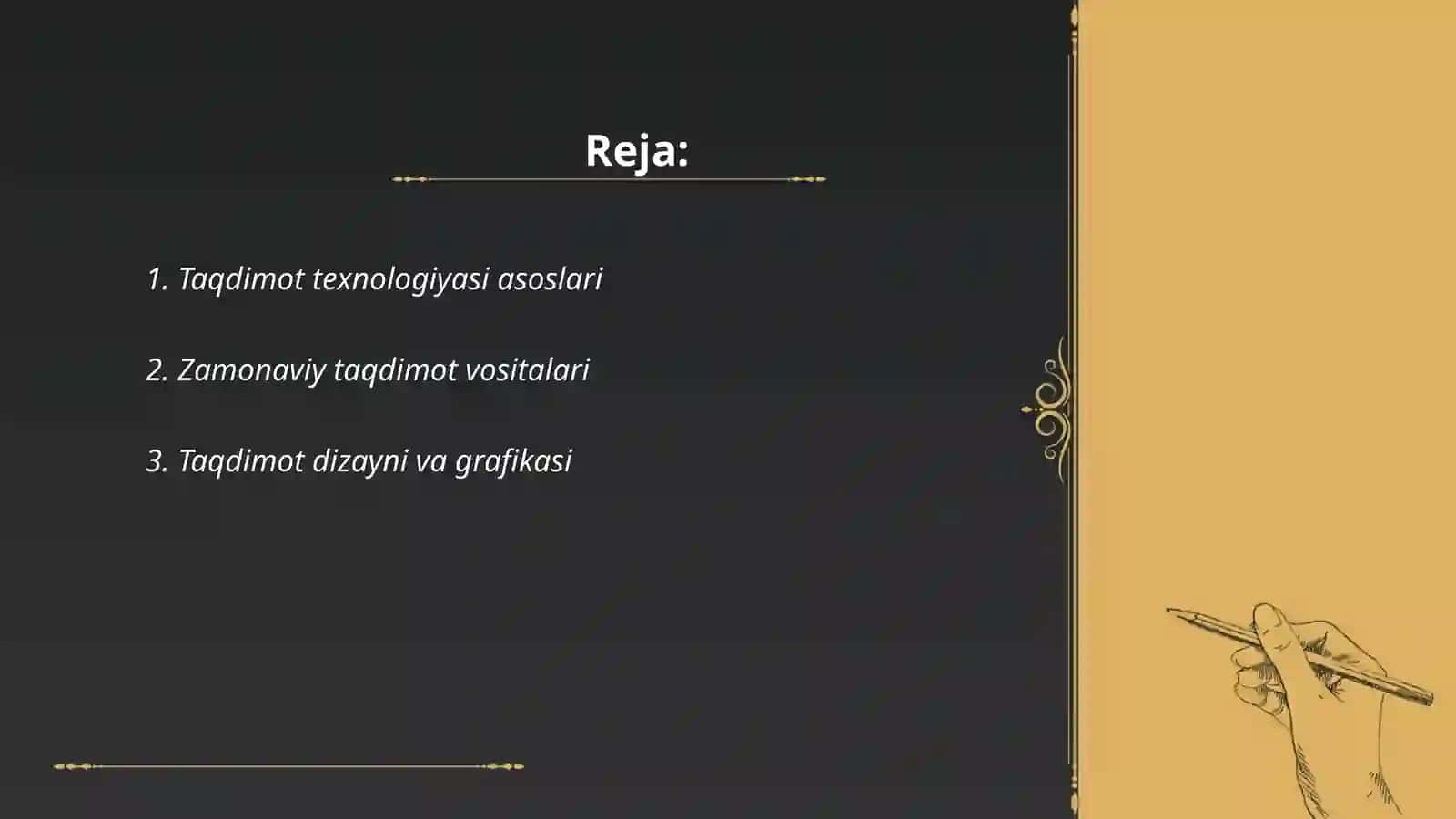 Taqdimot tehnalogiyasi 2