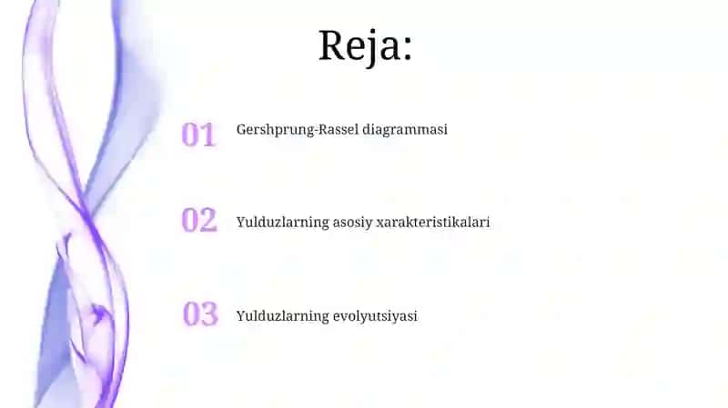 Gershprung-Rassel diagrammasi 2