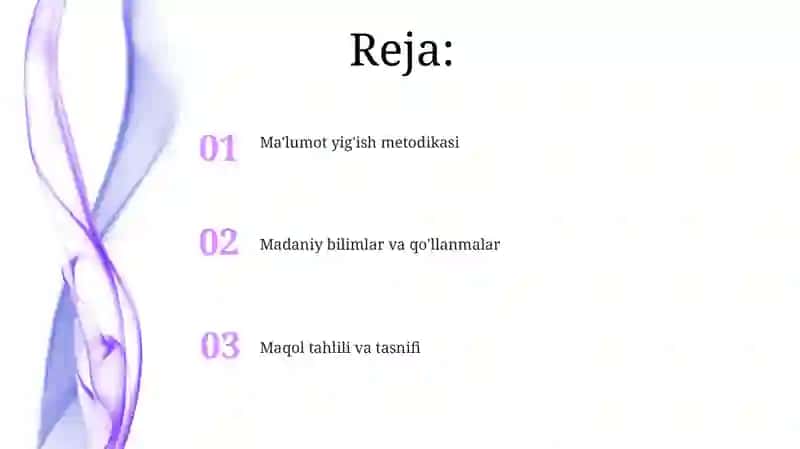 O'zbek xalq maqollarini to'plash va mazmunini sharhlab tahlil qilish 2