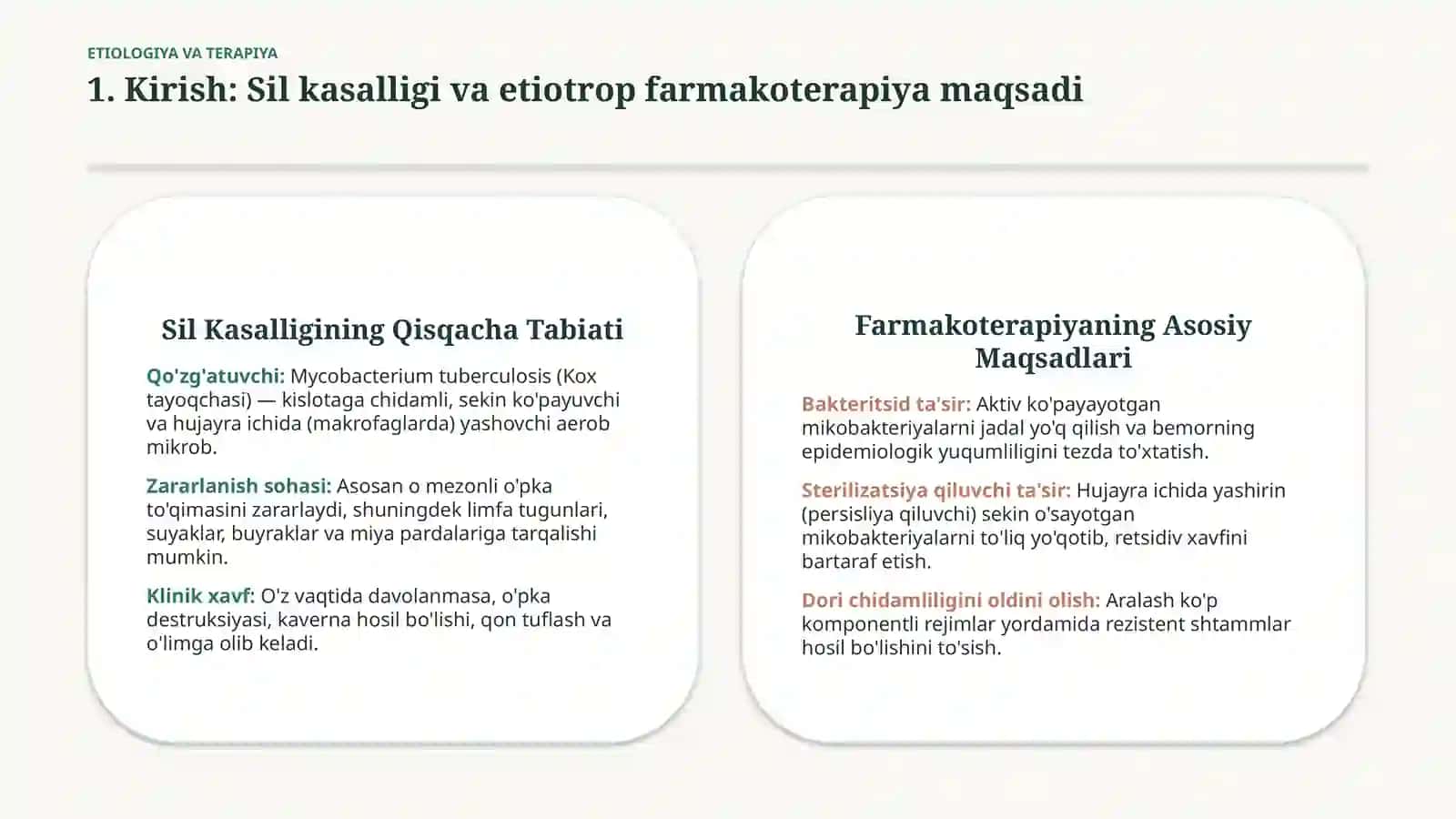 Sil kasalligini davolashda qo‘llaniladigan dori vositalari | 15 slayd 2
