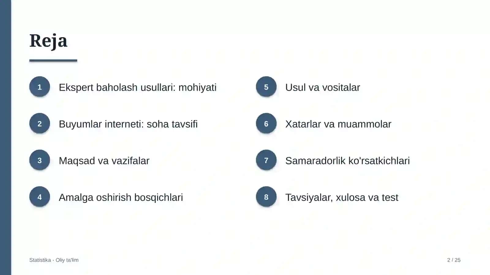 Buyumlar interneti sohasida ekspert baholash usullari 2