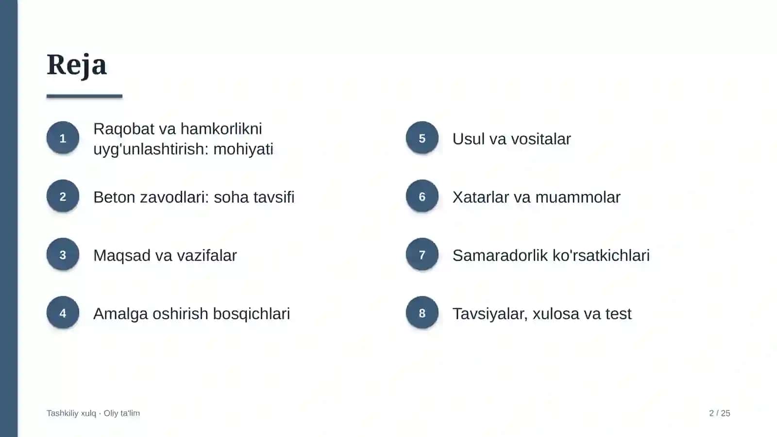 Beton zavodlarida raqobat va hamkorlikni uyg'unlashtirish 2