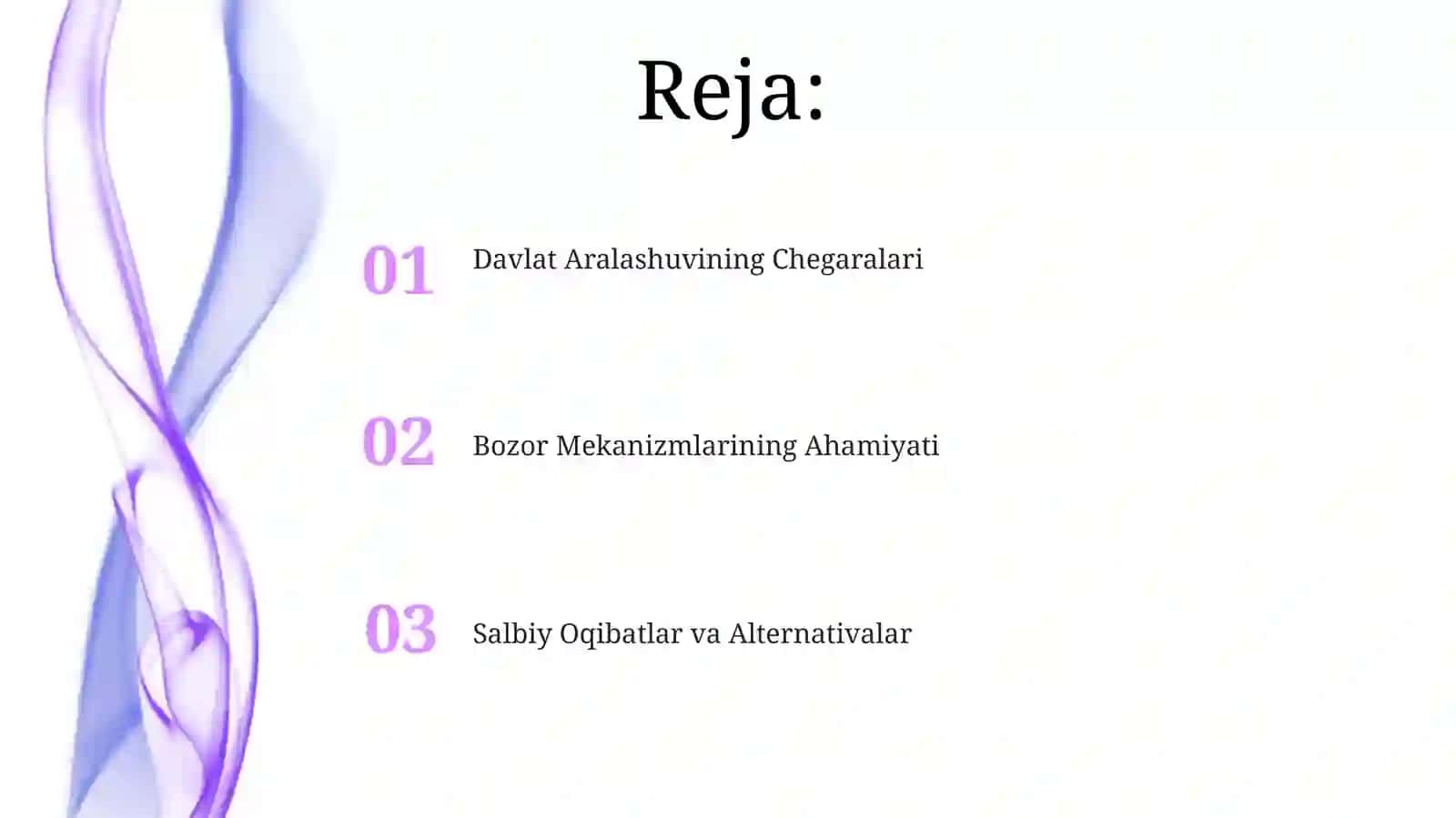 Davlat Aralashuvining Chegaralari 2