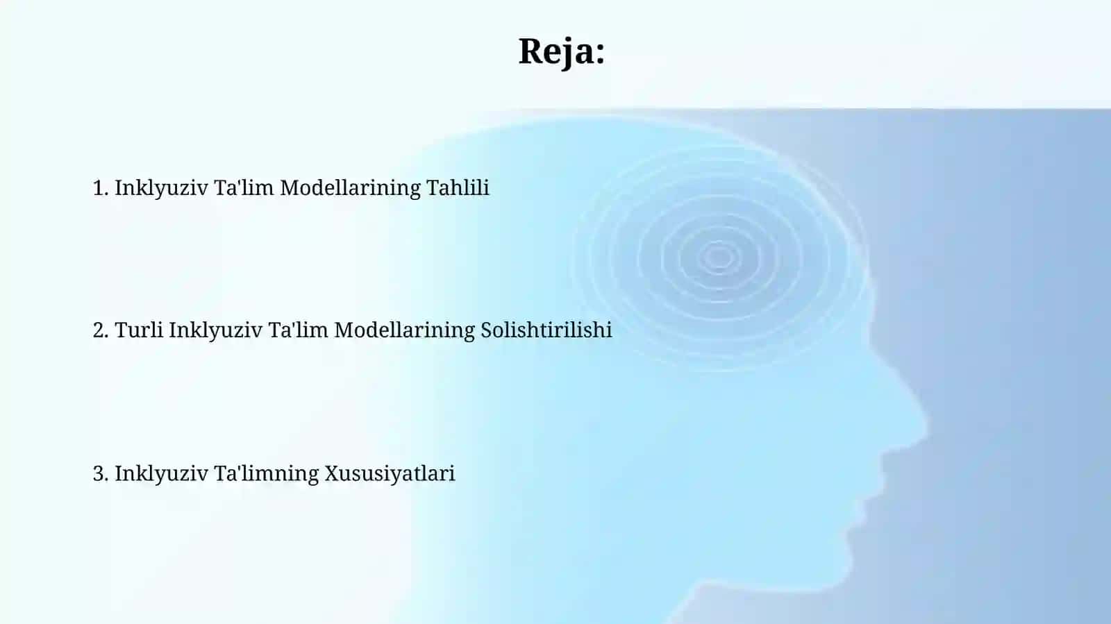 Inklyuziv taʼlim modellari tahlilivaxususiyatlari 2