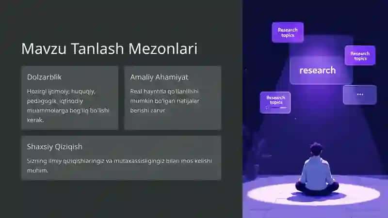 Magistrlik Dissertatsiyasi Tayyorlash 2