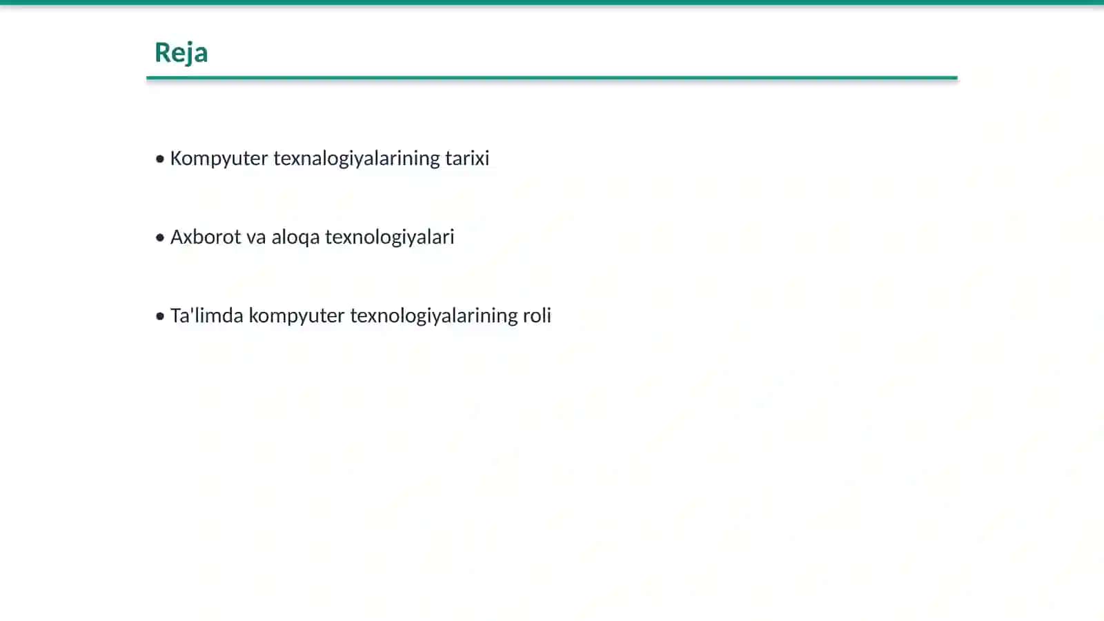 Kompyuter texnologiyalari nima? 2