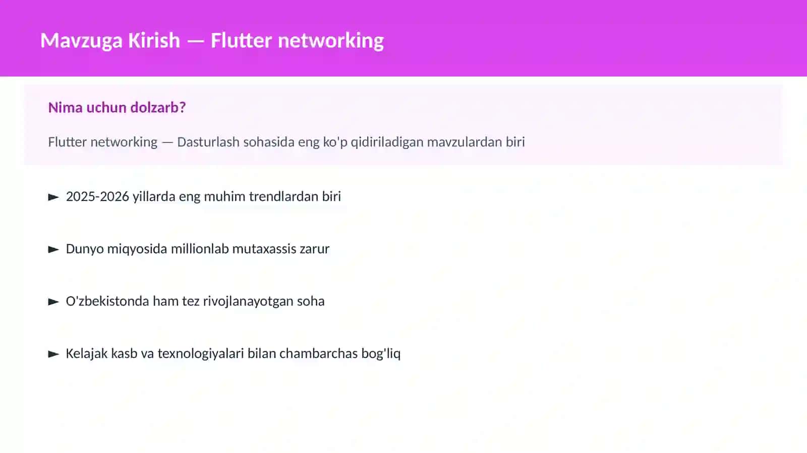Flutter networking 2