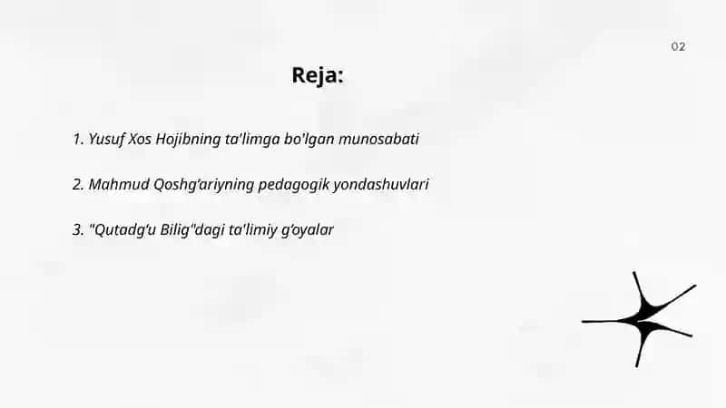 Yusuf Xos Hojib va Mahmud Qoshg‘ariyning pedagogik qarashlari 2