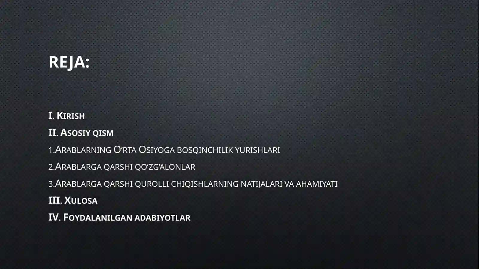 Arablar bosqiniga qarshi kurash. Movarounnahrda ijtimoiy-iqtisodiy munosabatlar 2