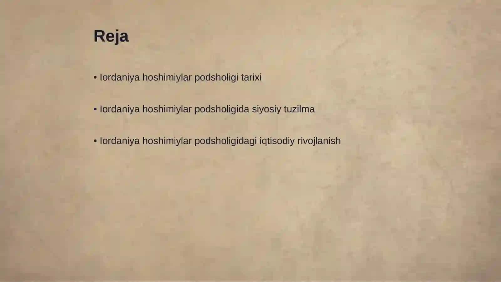 Iordaniya hoshimiylar podsholigi 2