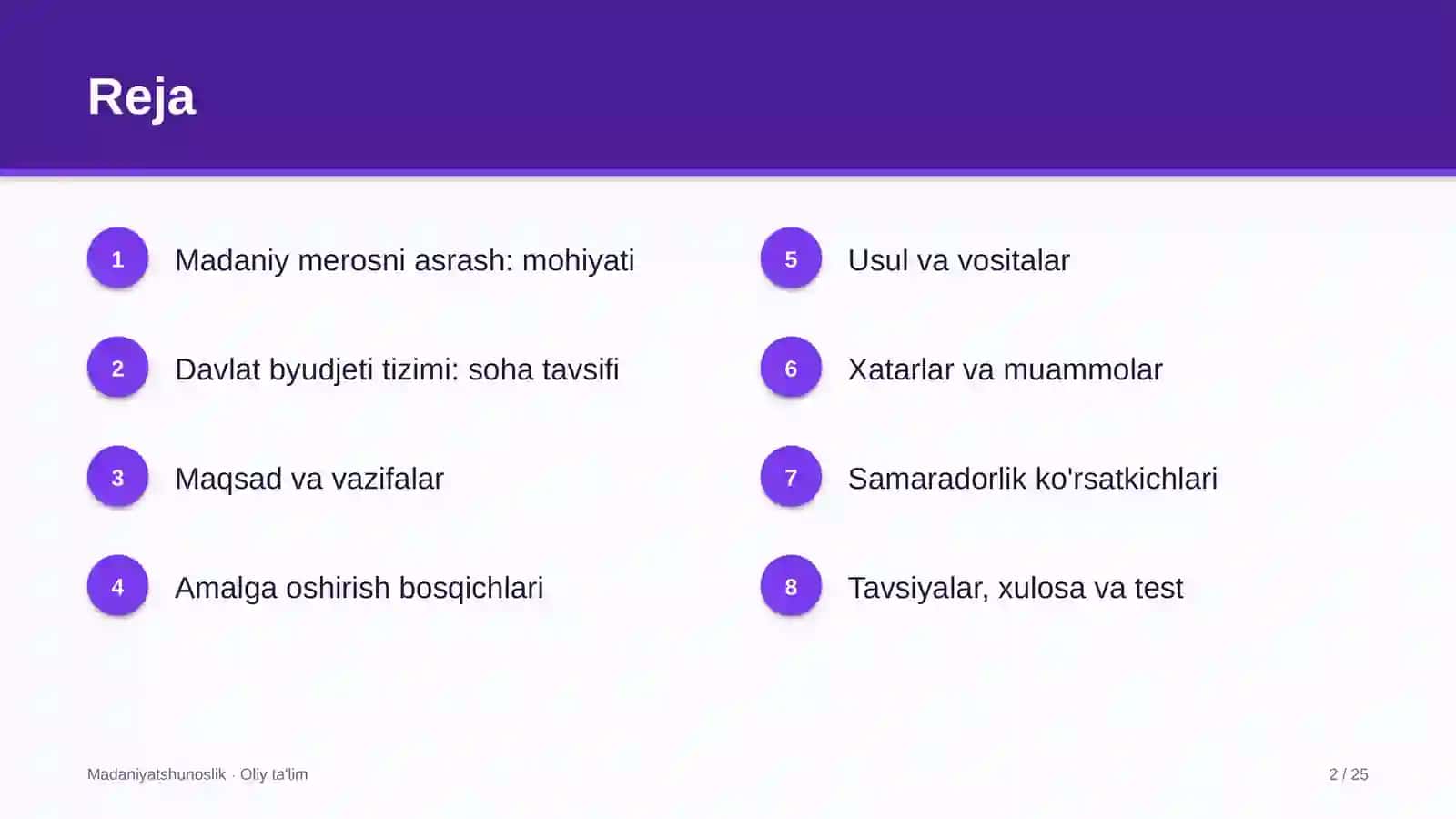 Madaniy merosni asrash: mohiyati 2