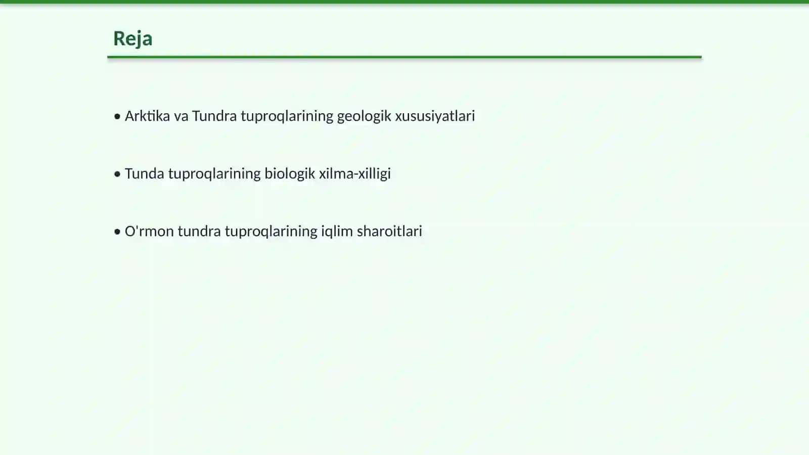 Arktika tunda va oʻrmon tundra tuproqlari 2