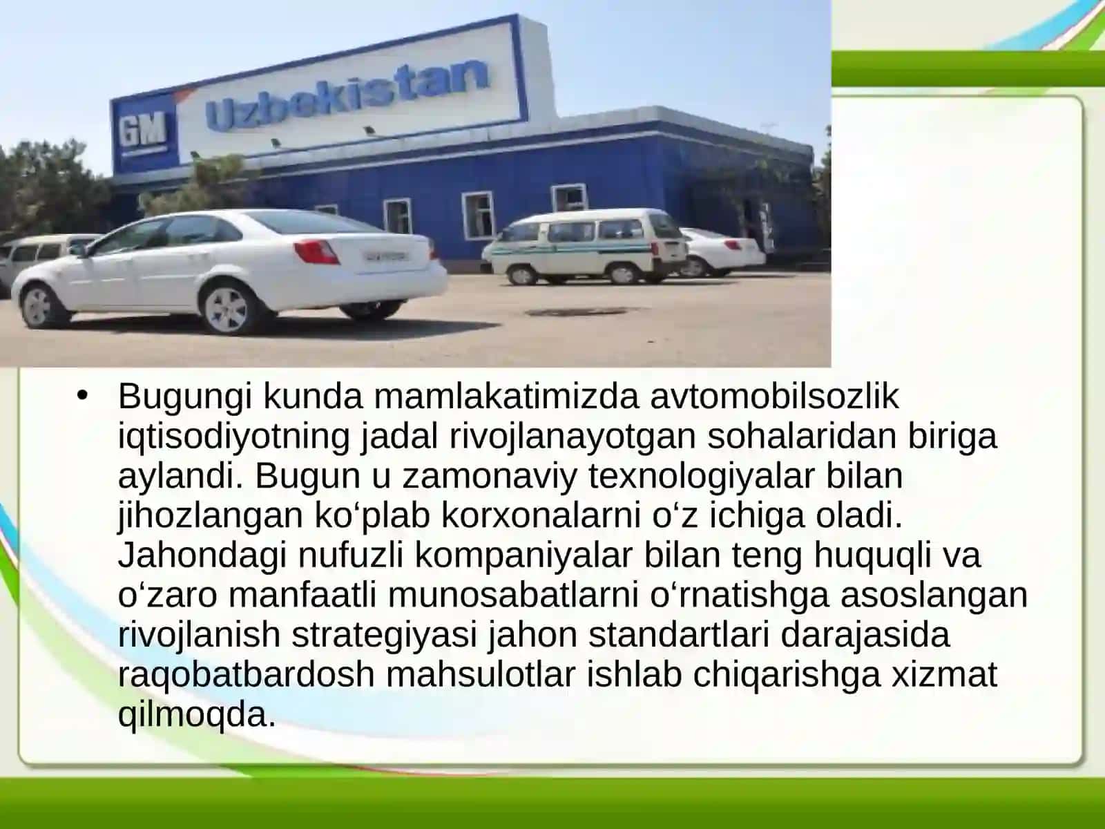 “GM-Uzbekistan” YoAJ 2