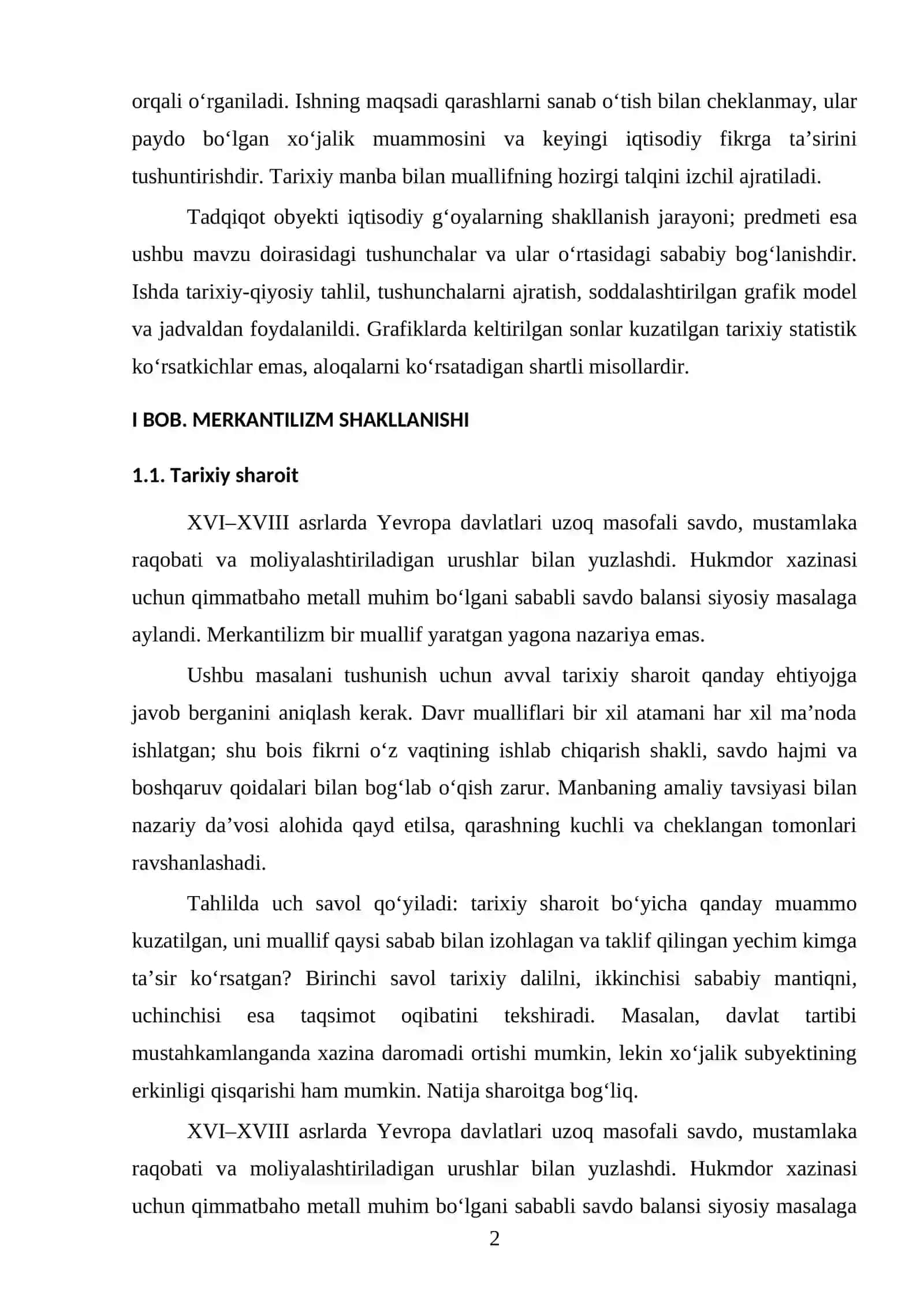 Merkantilizm ta’limoti va uning mohiyati 2