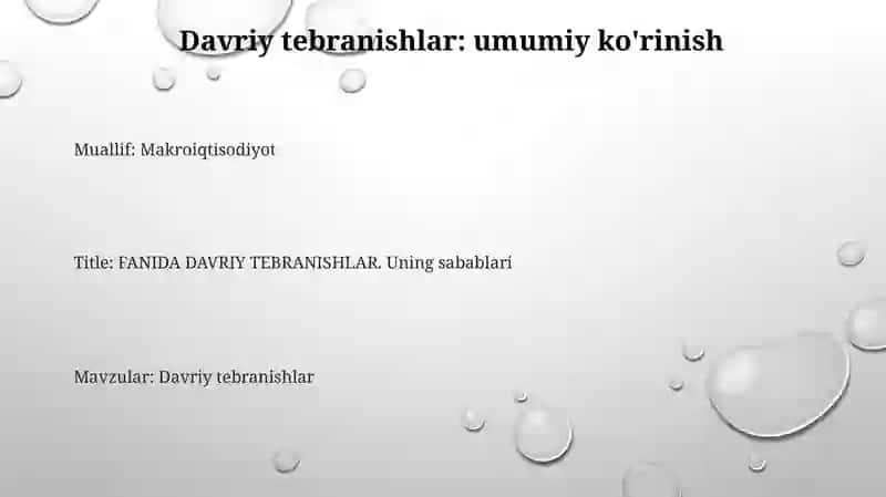 Davriy tebranishlar 2