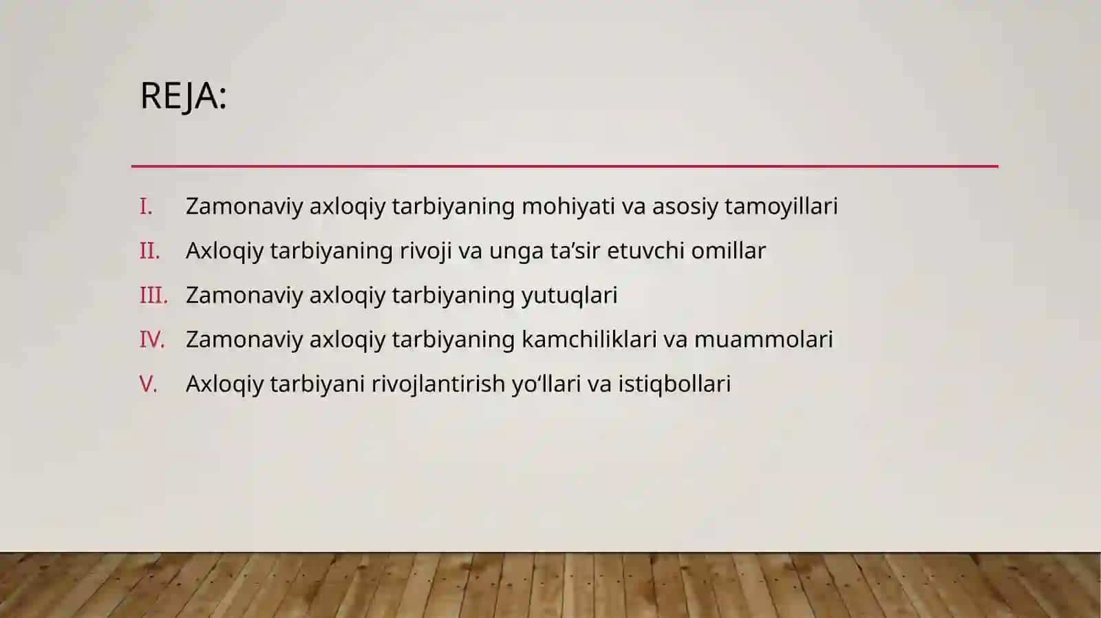 Zamonaviy axloqiy tarbiyaning yutuqlari va kamchiliklari 2