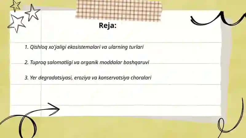 Qishloq xo'jalik ekologiyasi 2