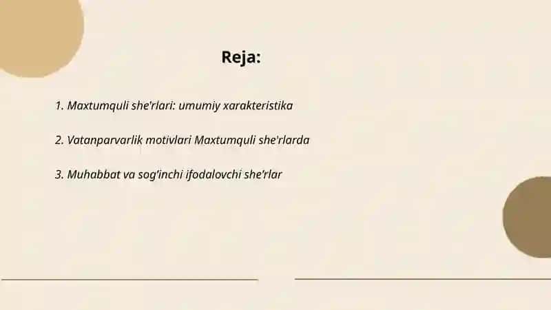 Maxtumquli she'rlari 2