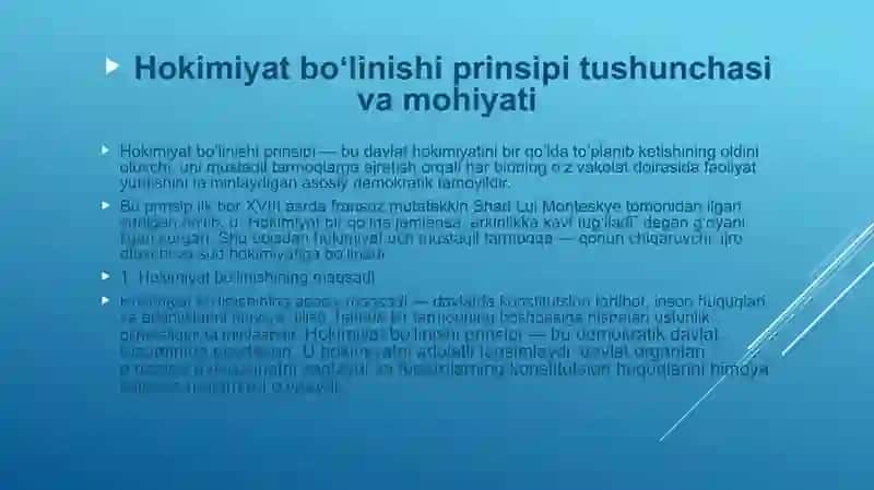 HOKIMYAT BOLINISHI PRINSIPI. 2