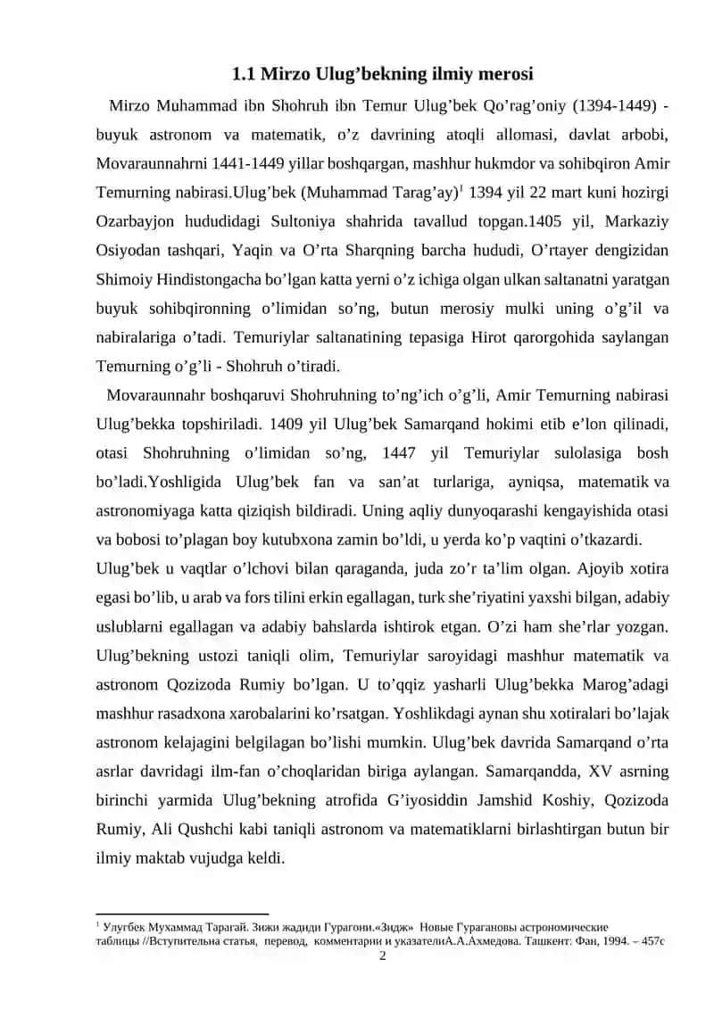 Mirzo Ulug'bek Rasadxonasi 2