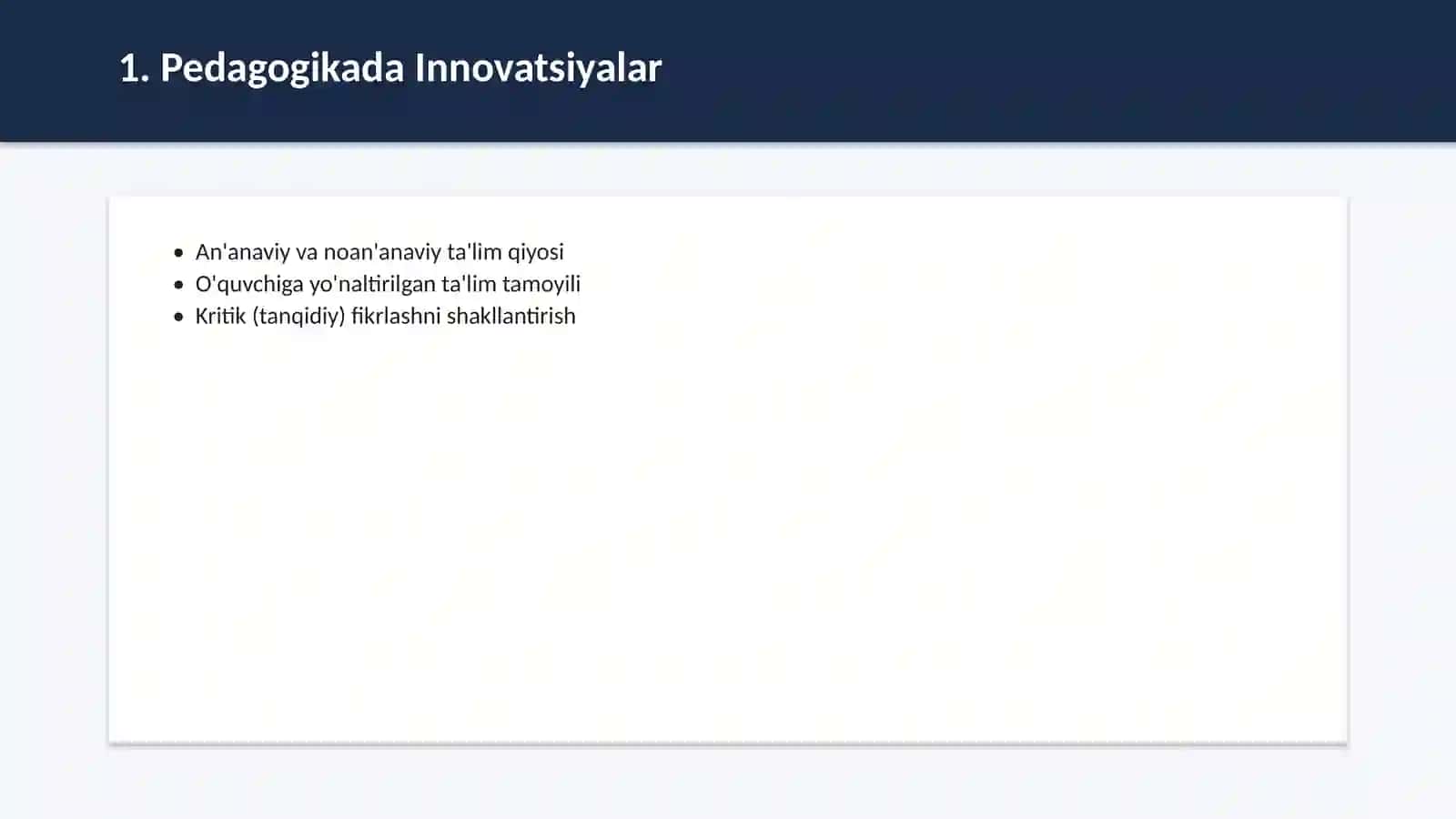 Zamonaviy interfaol ta'lim metodlari 2