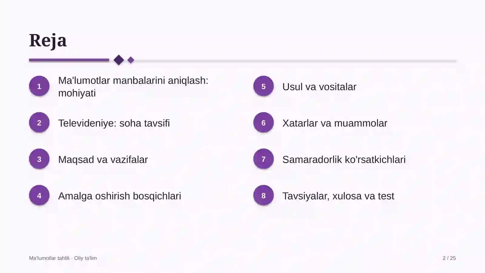 Televideniyeda ma'lumotlar manbalarini aniqlash 2