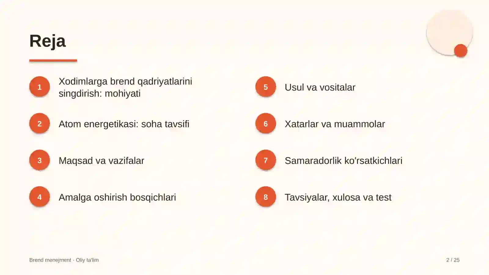 atom energetikasida xodimlar o'rtasida brend qadriyatlarini singdirish 3303 2