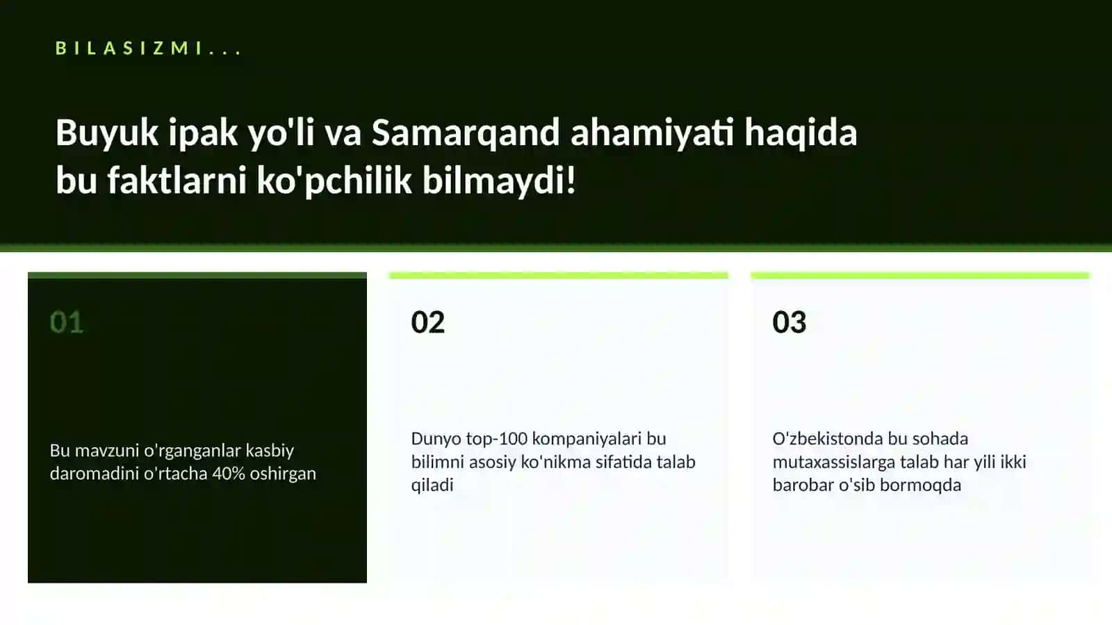 Buyuk ipak yo'li va Samarqand ahamiyati 2
