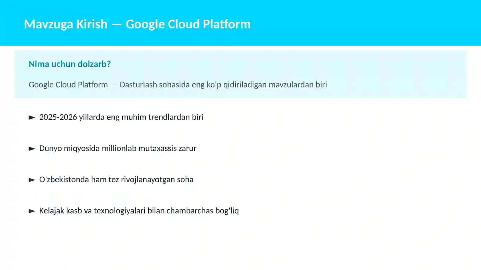 Google Cloud Platform 2