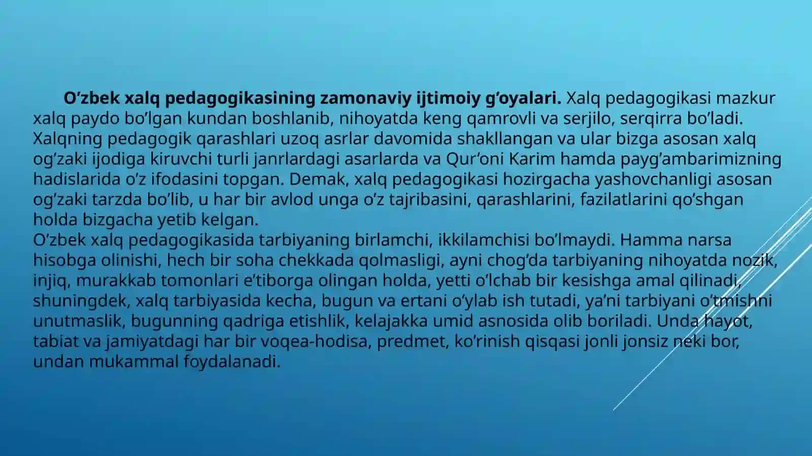 O’zbekxalq pedagogikasi 2