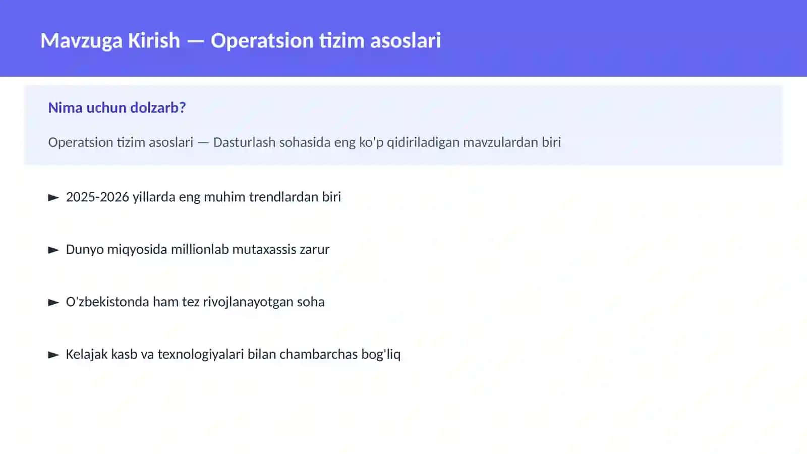 DASTURLASH | C++ VA TIZIM DASTURLASH 2
