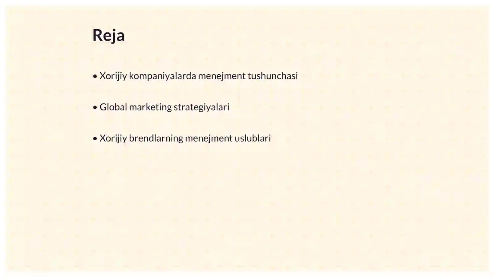 Menejment va marketingning xorijiy kompaniyal tajribasi 2
