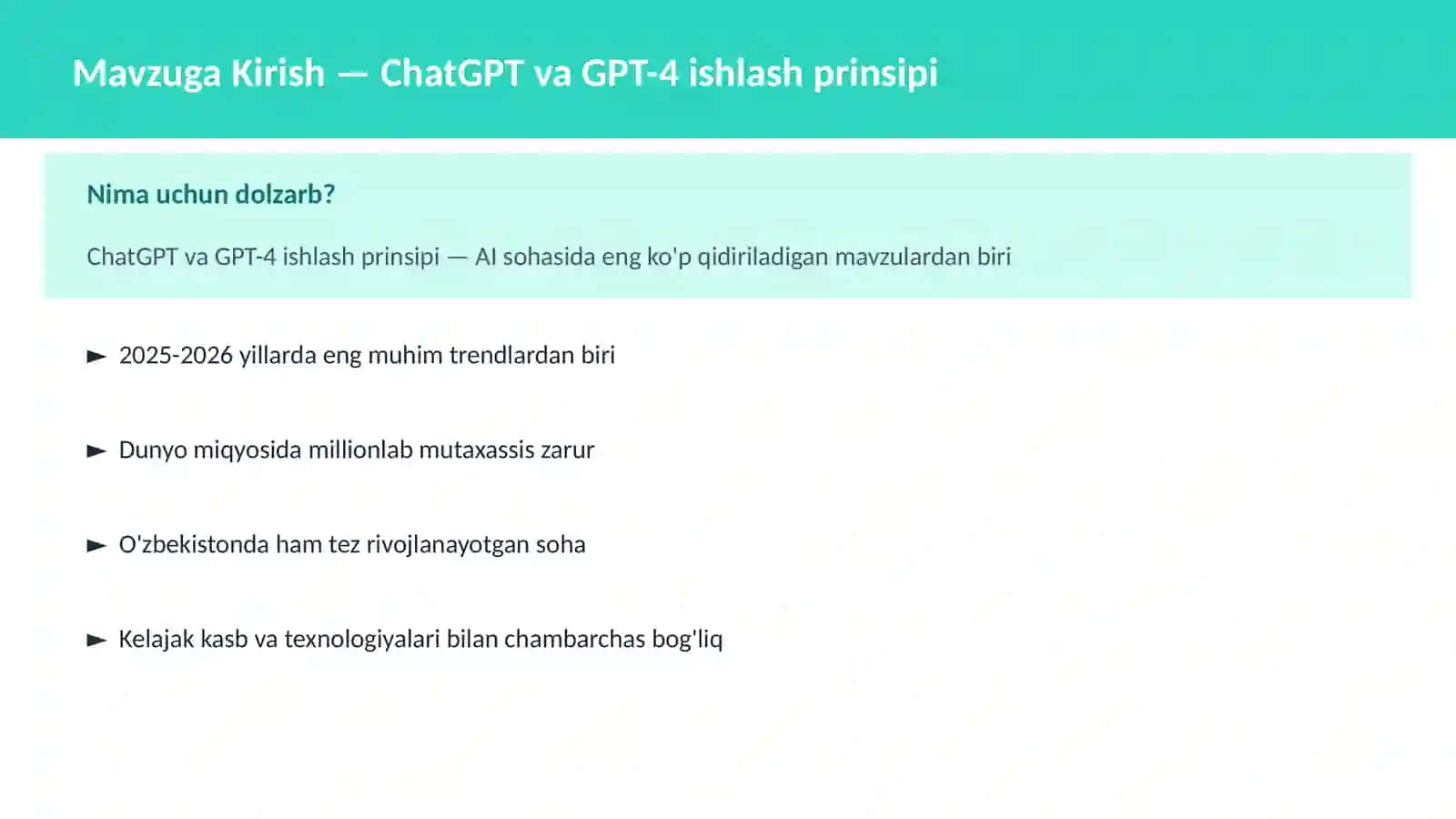 ChatGPT va GPT-4 ishlash prinsipi 2