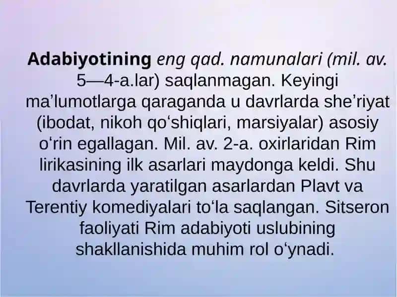 Qadimgi Rim faylasuf, yozuvchilari va shifokorlari 2