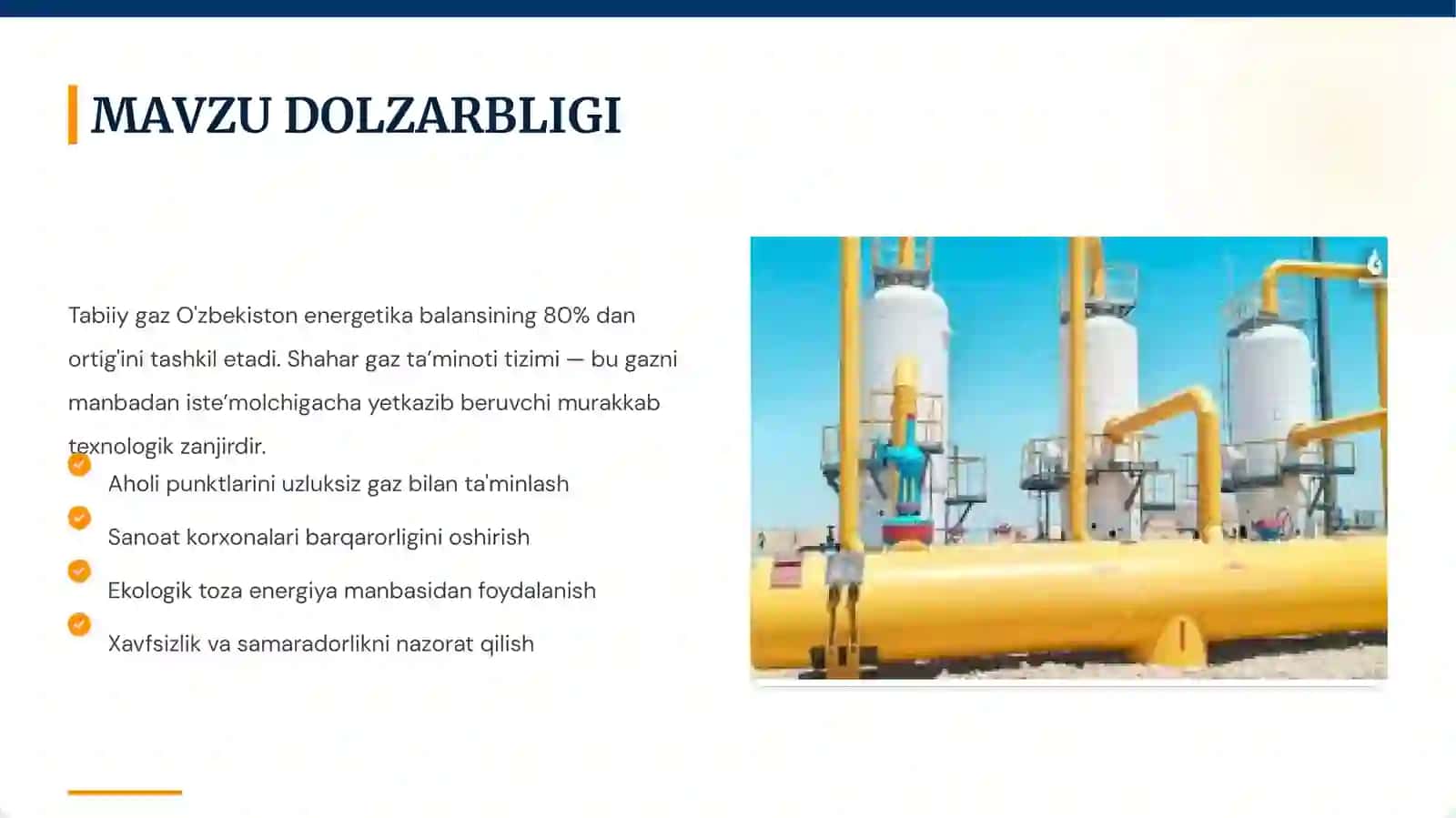 Shahar gaz ta’minoti tizimlarining sxemasi 2