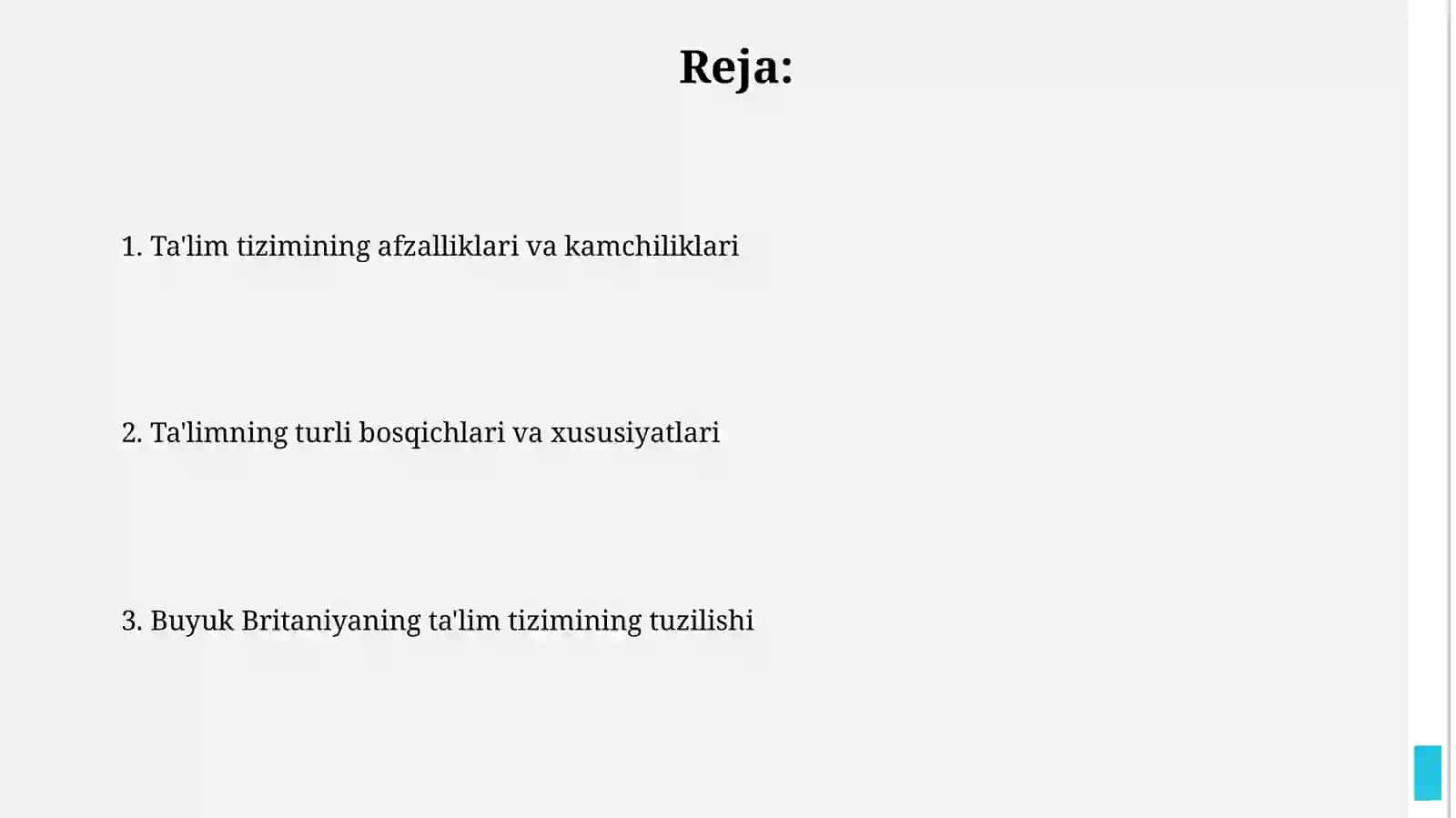 Buyuk Britaniyada ta'lim tizimi 2