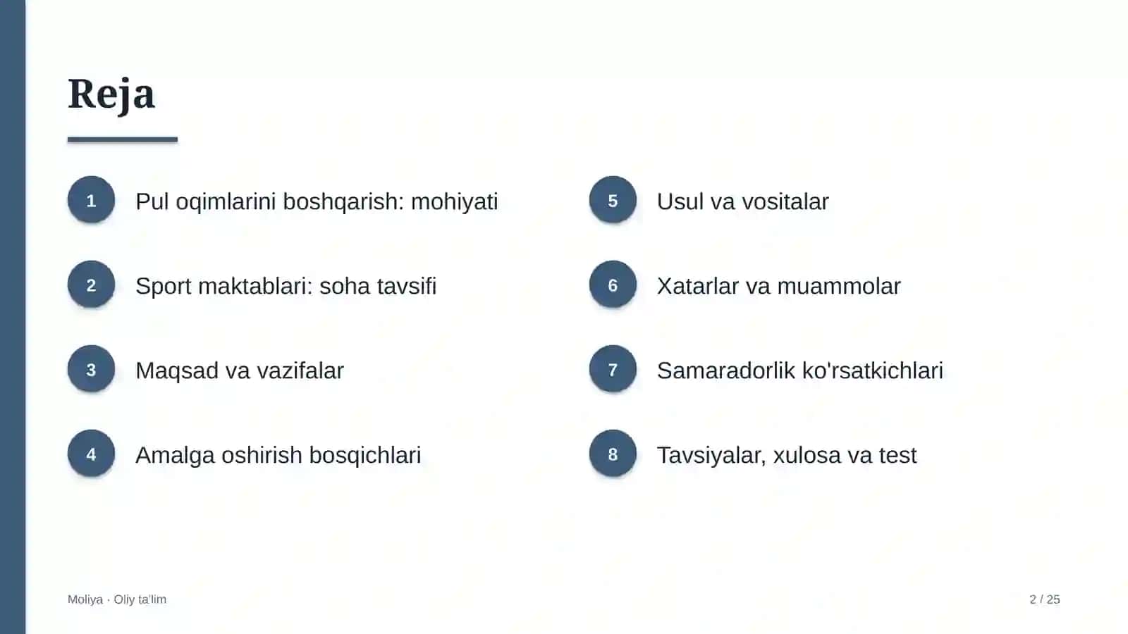 Sport maktablarida pul oqimlarini boshqarish 2