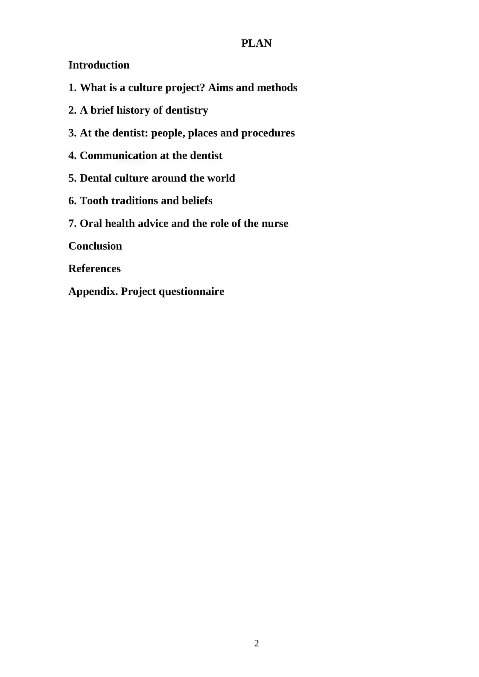 Culture Project "At the Dentist" 2