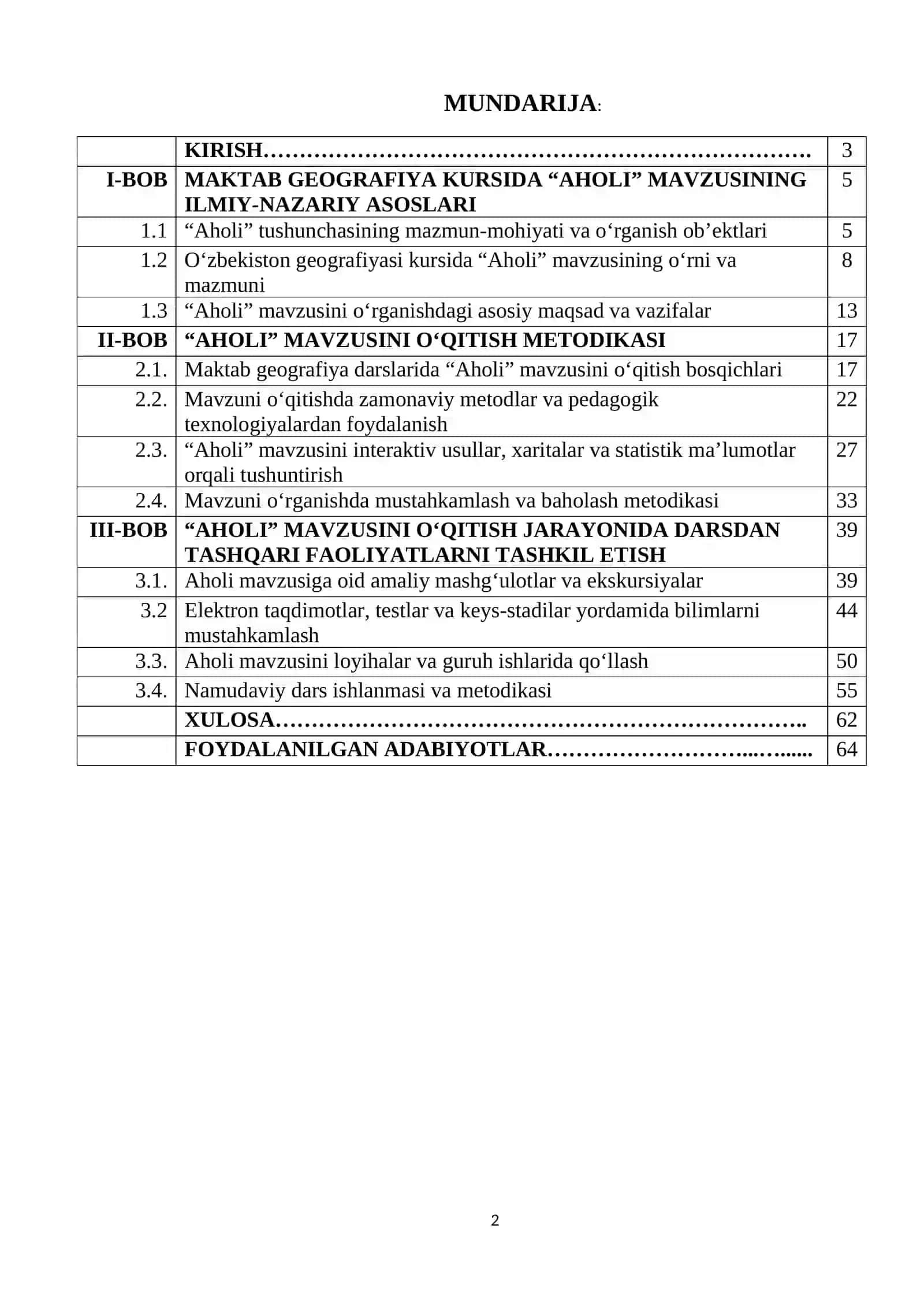 O`zbekiston geografiyasi 2