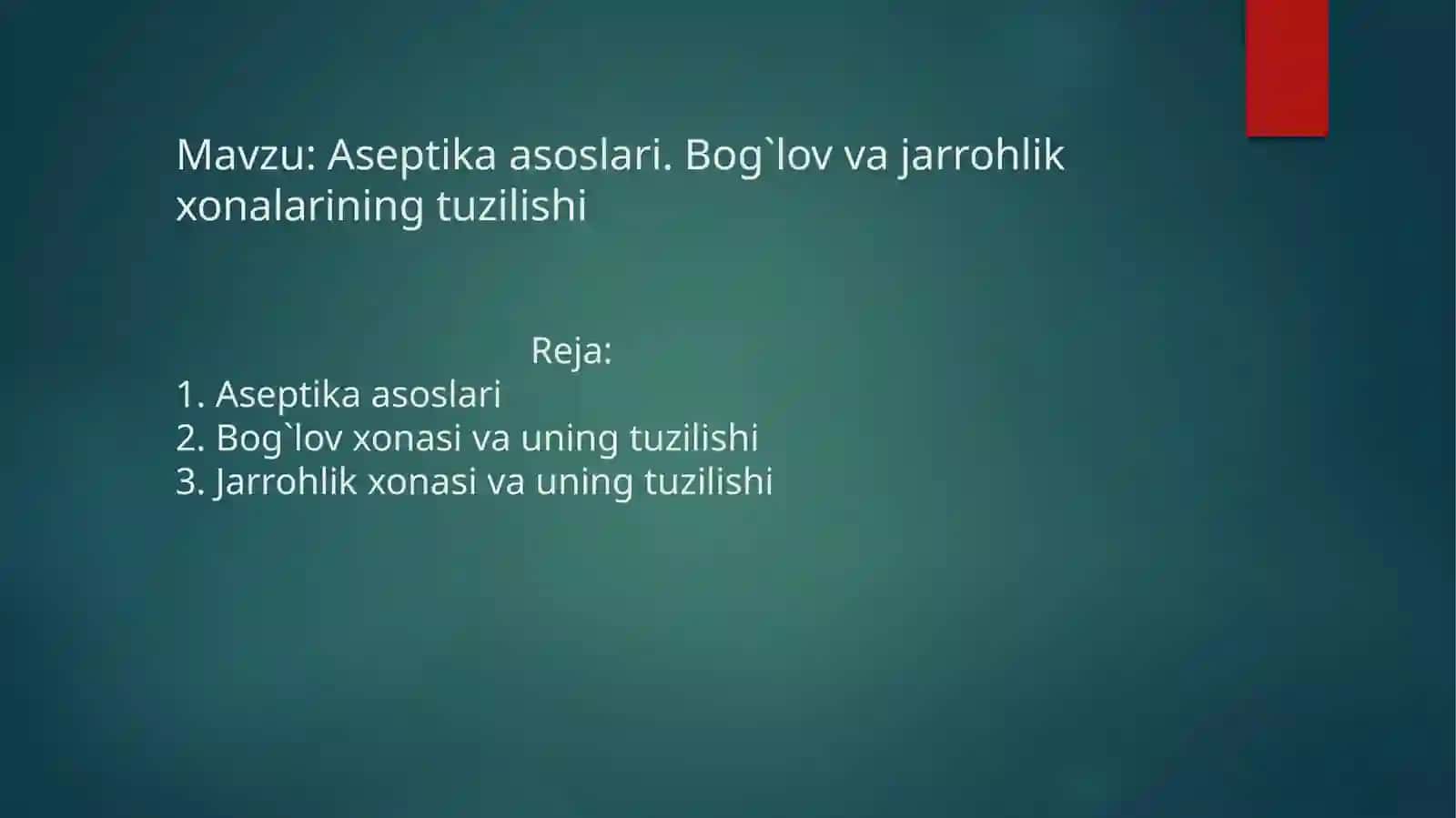aseptika asoslari 2