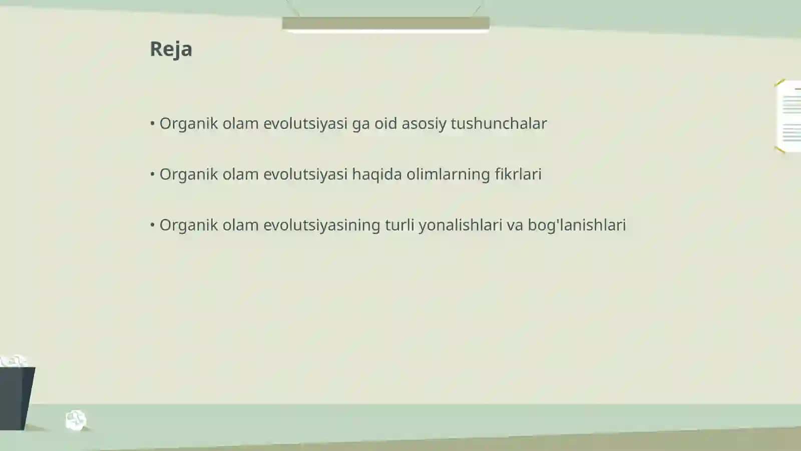 Organik olam evolutsiyasi 2