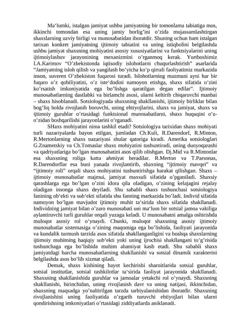 Ijtimoiy-iqtisodiy va siyosiy hayot sotsiologiyasi 2