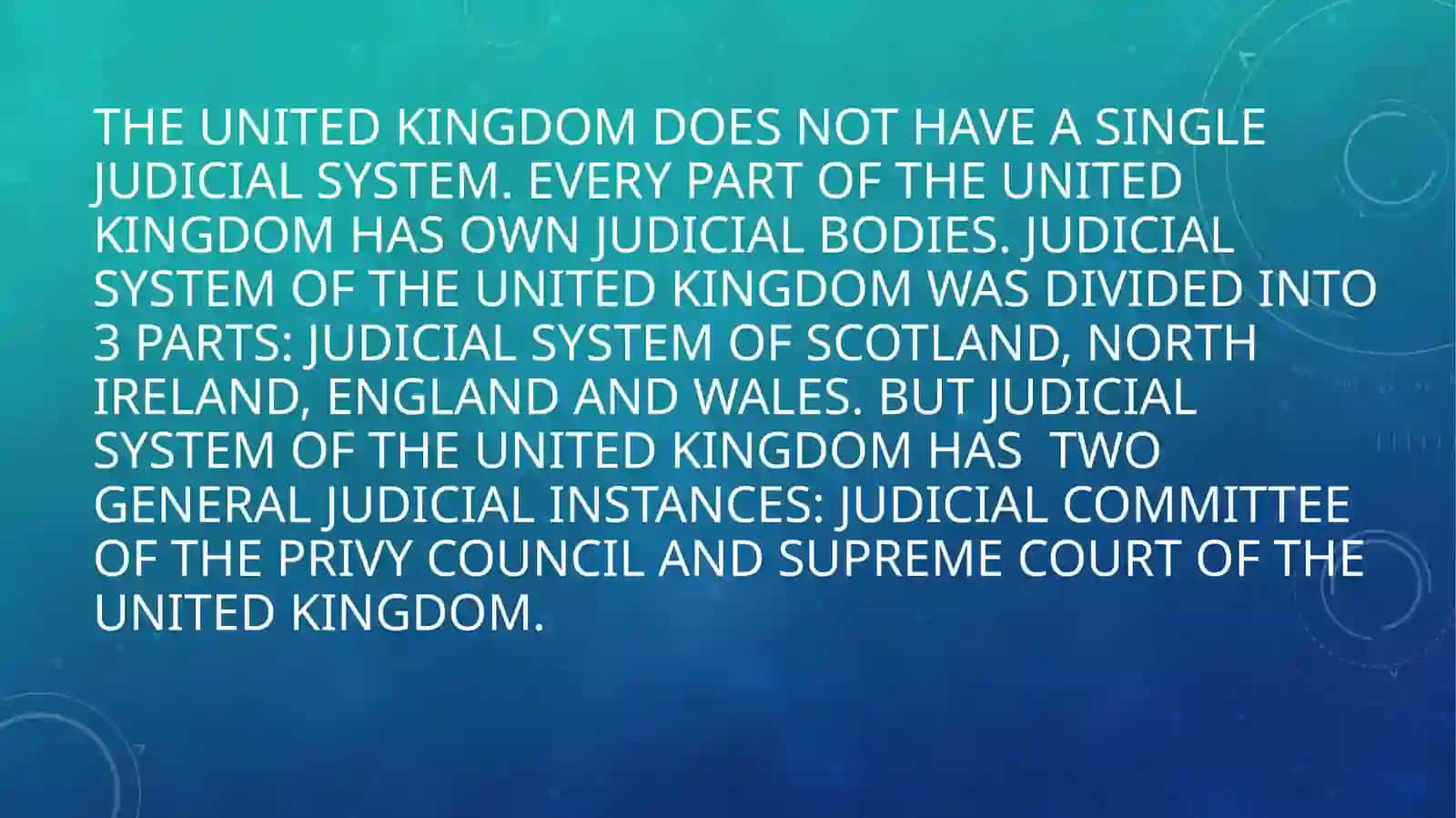 Judicial System of Great Britain 2