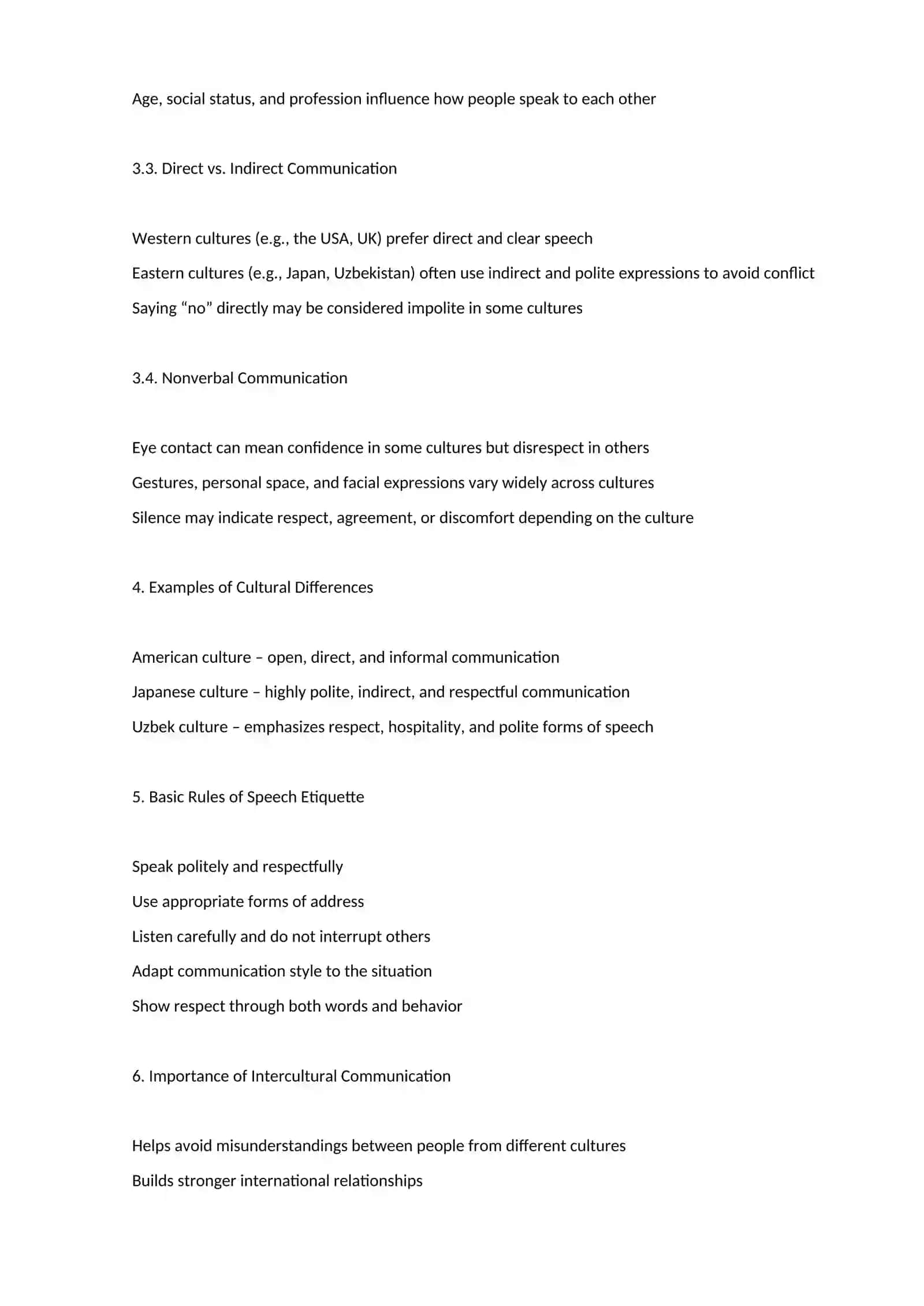 The Influence of Culture on Speech Etiquette Norms 2
