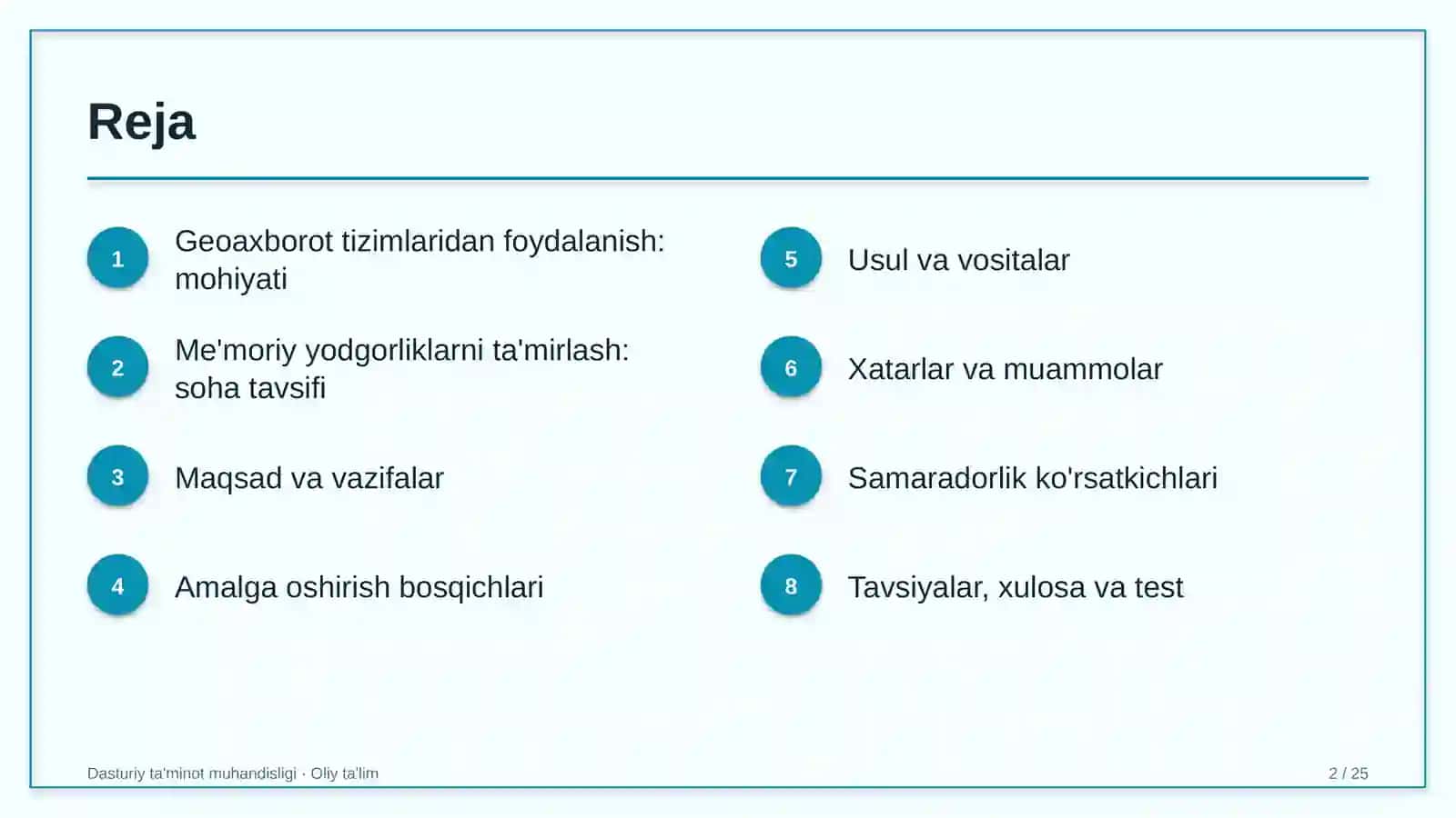 me'moriy yodgorliklarni ta'mirlashda geoaxborot tizimlaridan foydalanish 7467 2