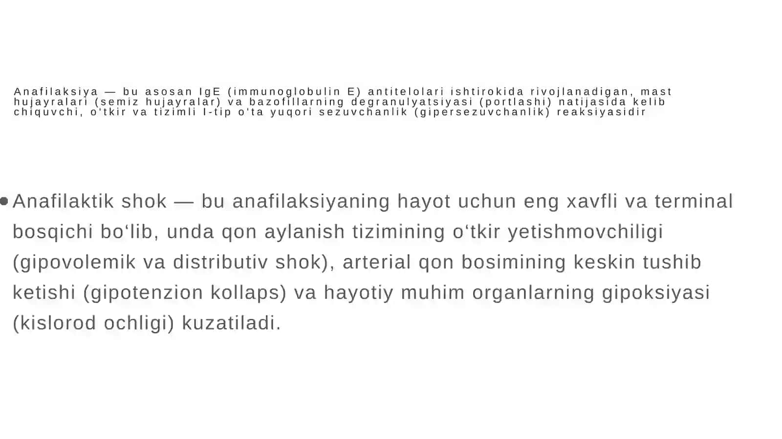 Anafilaksiya va anafilaktik shokda shoshilinch farmakoterapiya 2