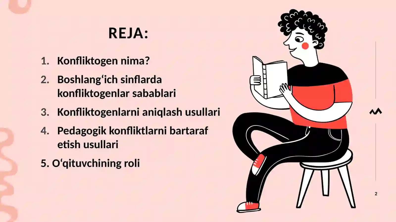 Boshlang’ich sinflarda konfliktogenlar. Boshlang’ich sinflarda pedagogik konfliktlarni bartaraf etish masalalari 2