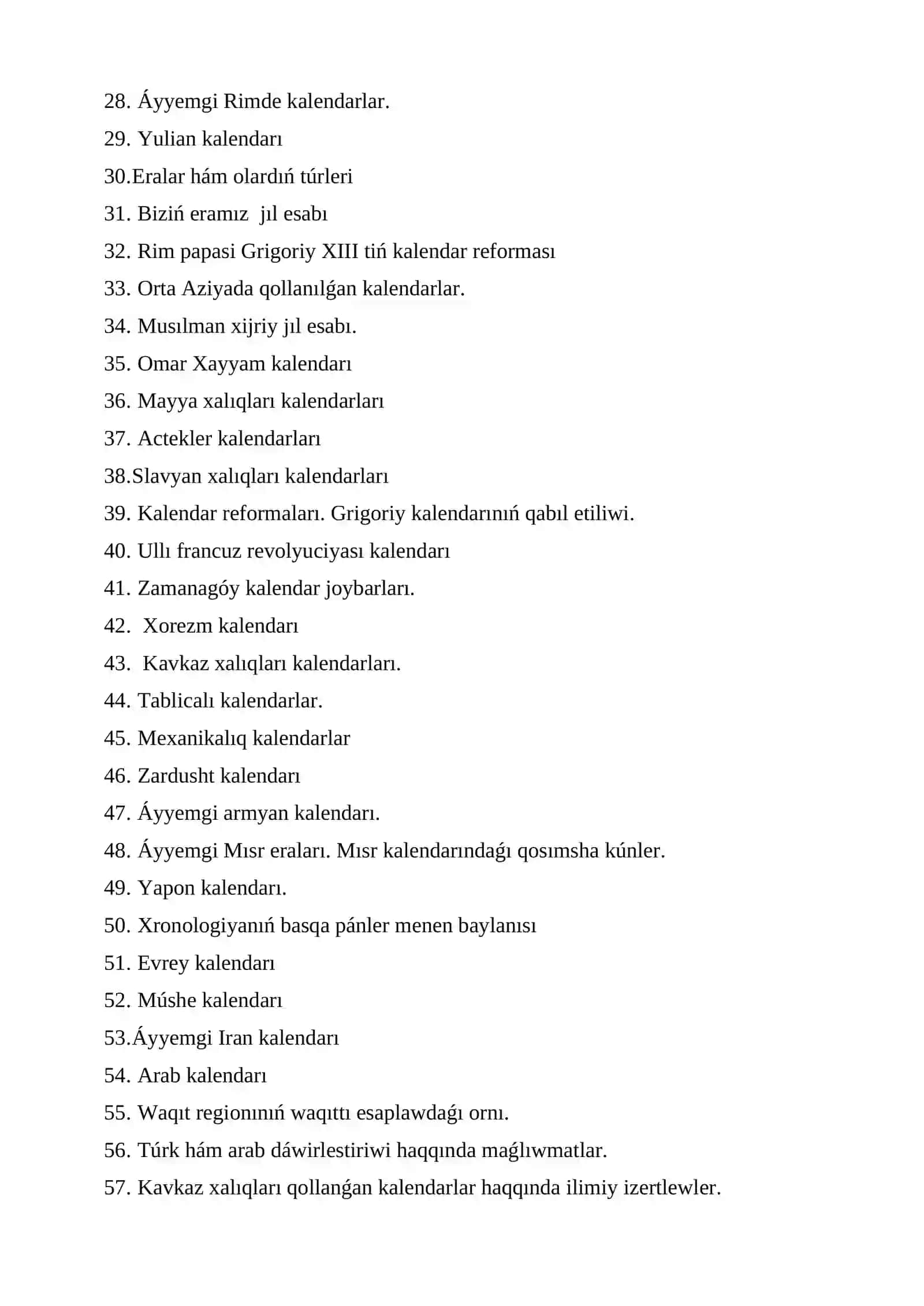Arnawlı tariyx pánleri 2
