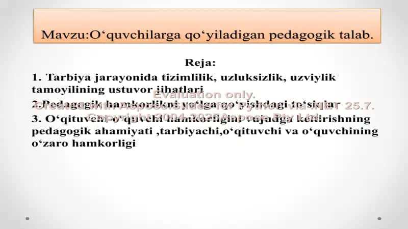 O‘QUVCHILARNI O'RGANISH METODIKASI 2