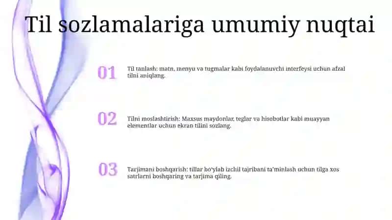Til Sozlamalari 2